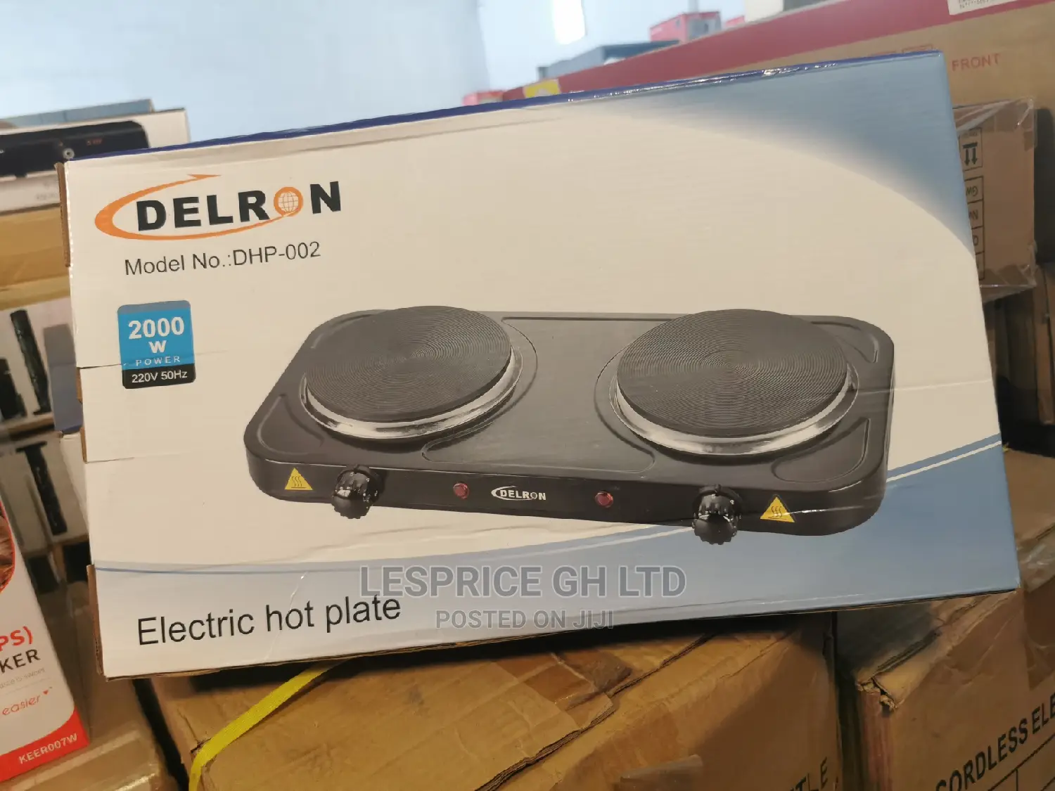 Delron DHP- 2 Burner Hot Plate – 2000W