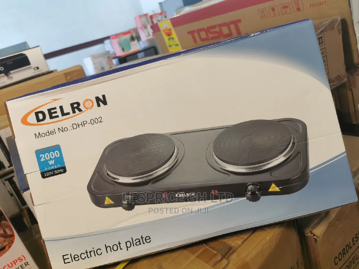 Delron DHP- 2 Burner Hot Plate – 2000W