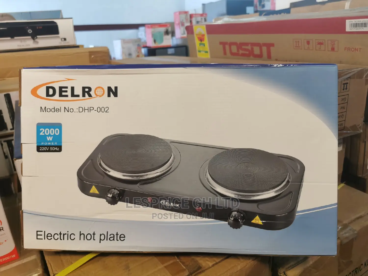 Delron DHP- 2 Burner Hot Plate – 2000W
