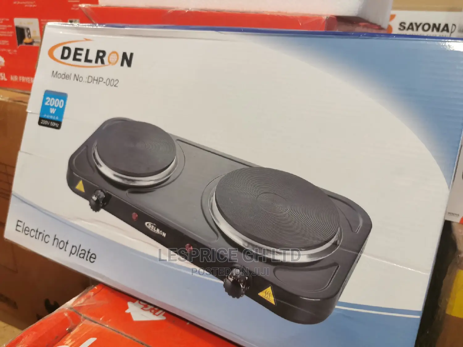Delron DHP- 2 Burner Hot Plate – 2000W