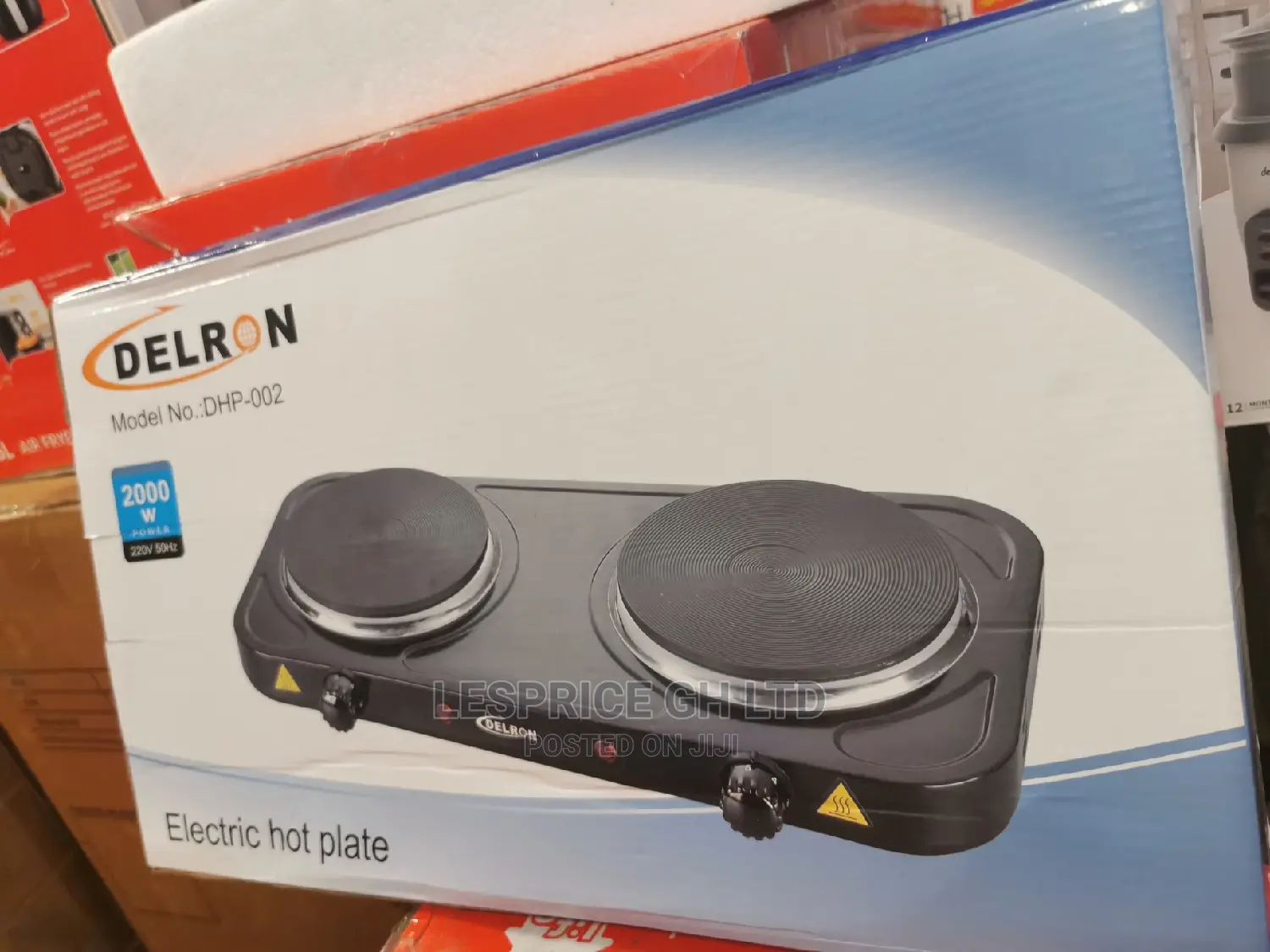 Delron DHP- 2 Burner Hot Plate – 2000W