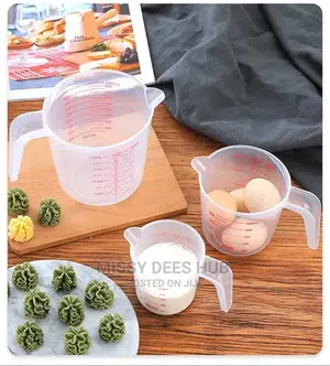 3pcs Plastic Measuring Cups Set