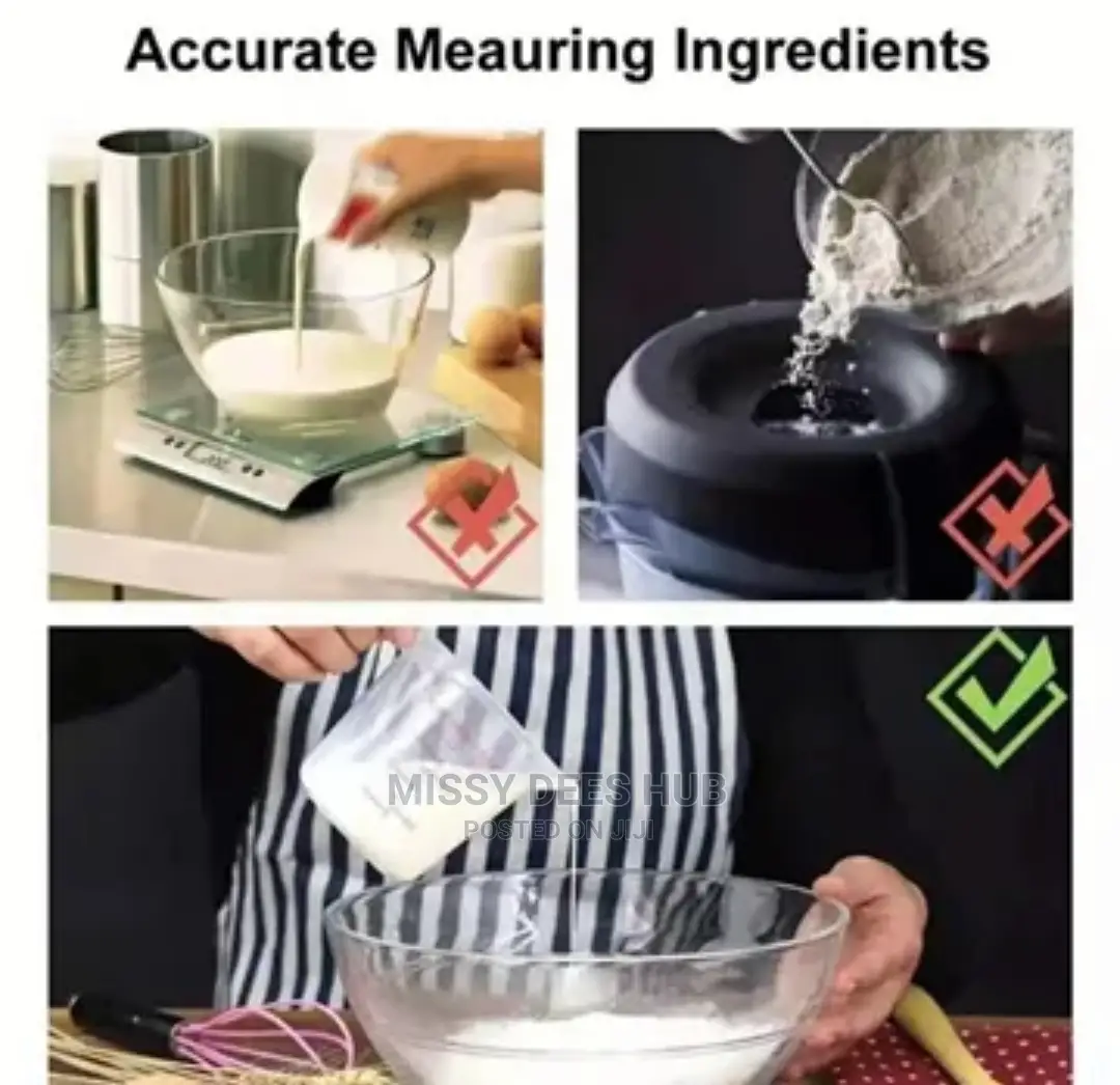 3pcs Plastic Measuring Cups Set