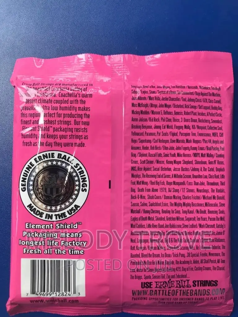 Ernie Balls Bass Guitar Strings