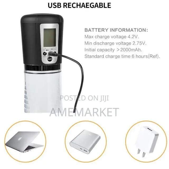 Rechargeable Penis Enlargement Vacuum Pump.