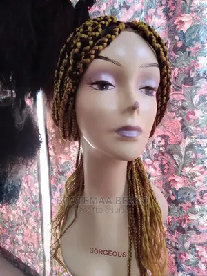 Gold Blonde Braided Wig Cap