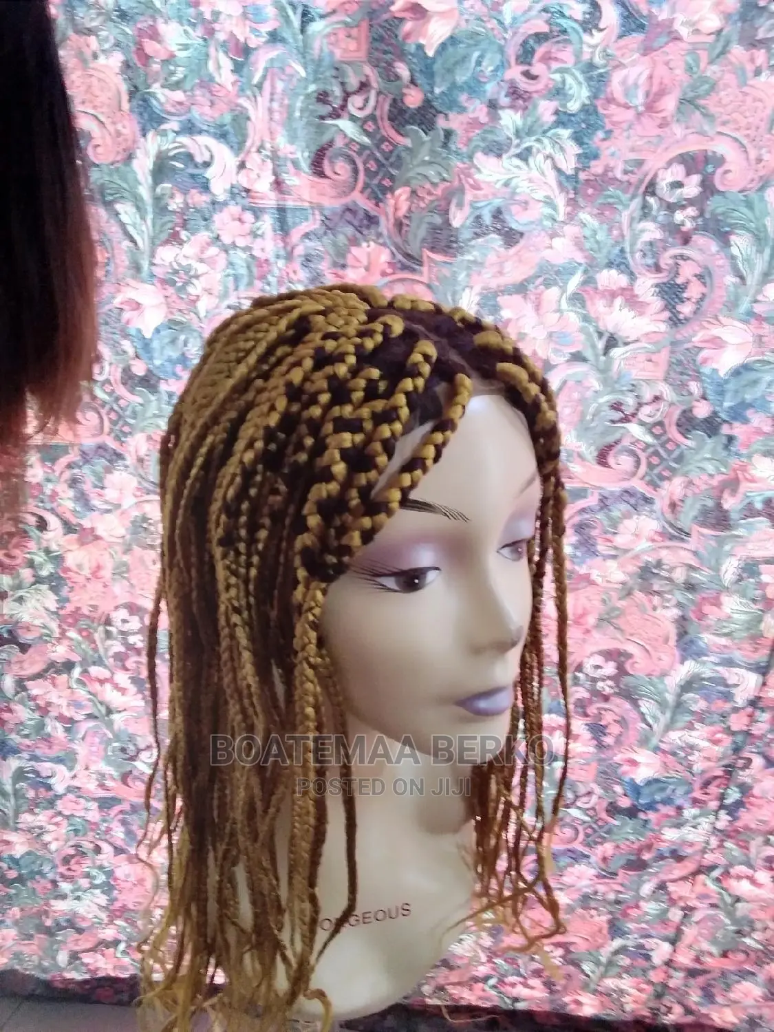 Gold Blonde Braided Wig Cap