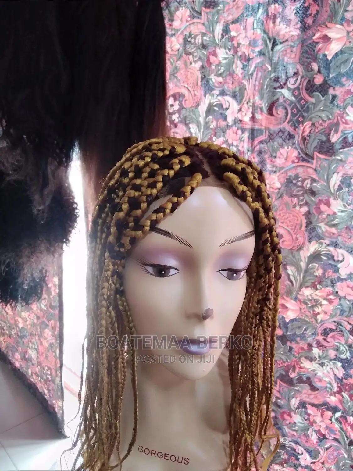 Gold Blonde Braided Wig Cap