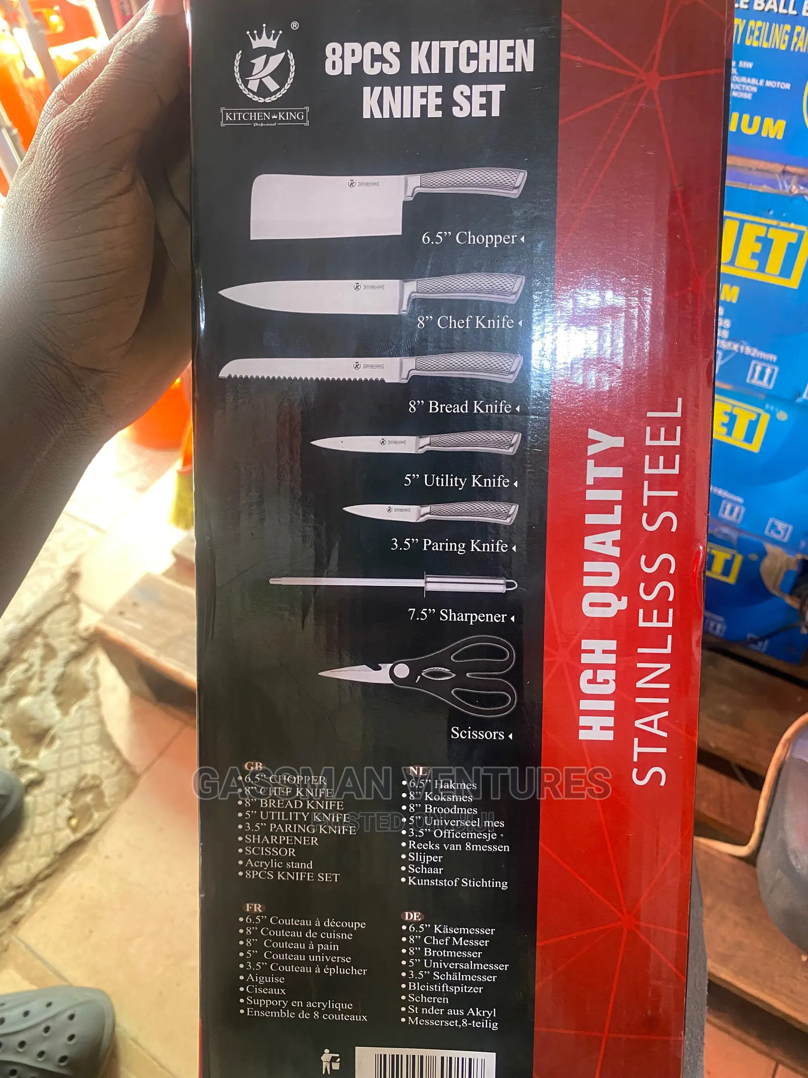 Kitchen King 8pcs Knife Set