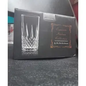 Blue Birds Homeware Crystal Drinking Glass 6pcs Set