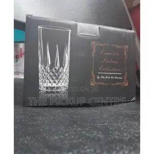 Blue Birds Homeware Crystal Drinking Glass 6pcs Set