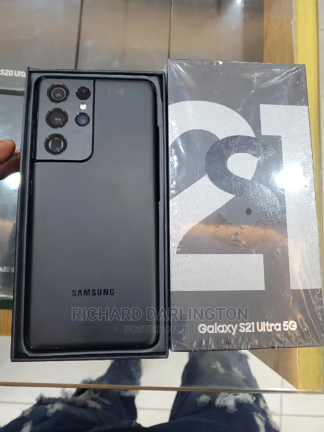 New Samsung Galaxy S21 Ultra 5G 128 GB Black