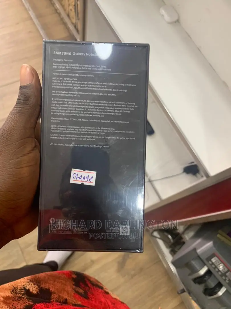 New Samsung Galaxy Note 20 256 GB Black