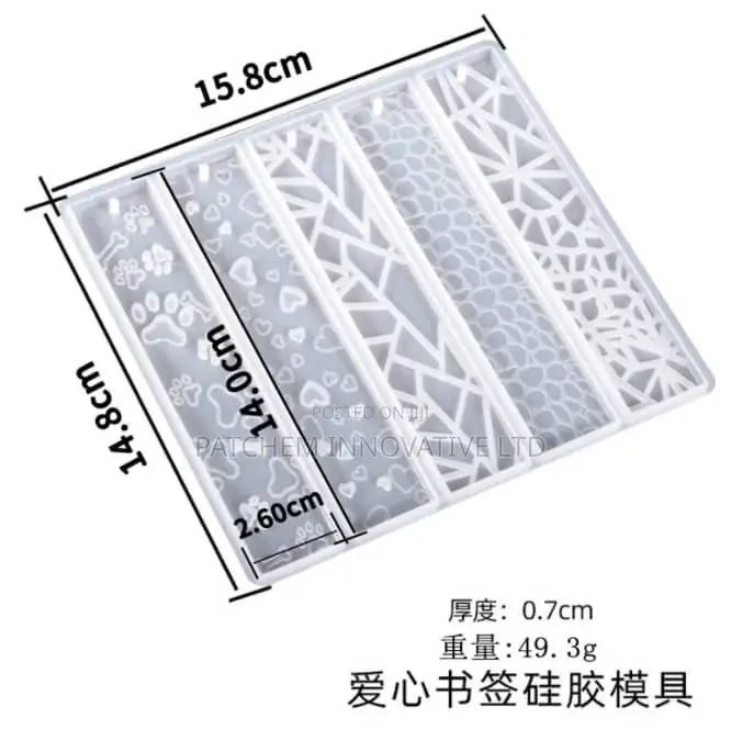 Bookmark Silicone Mold