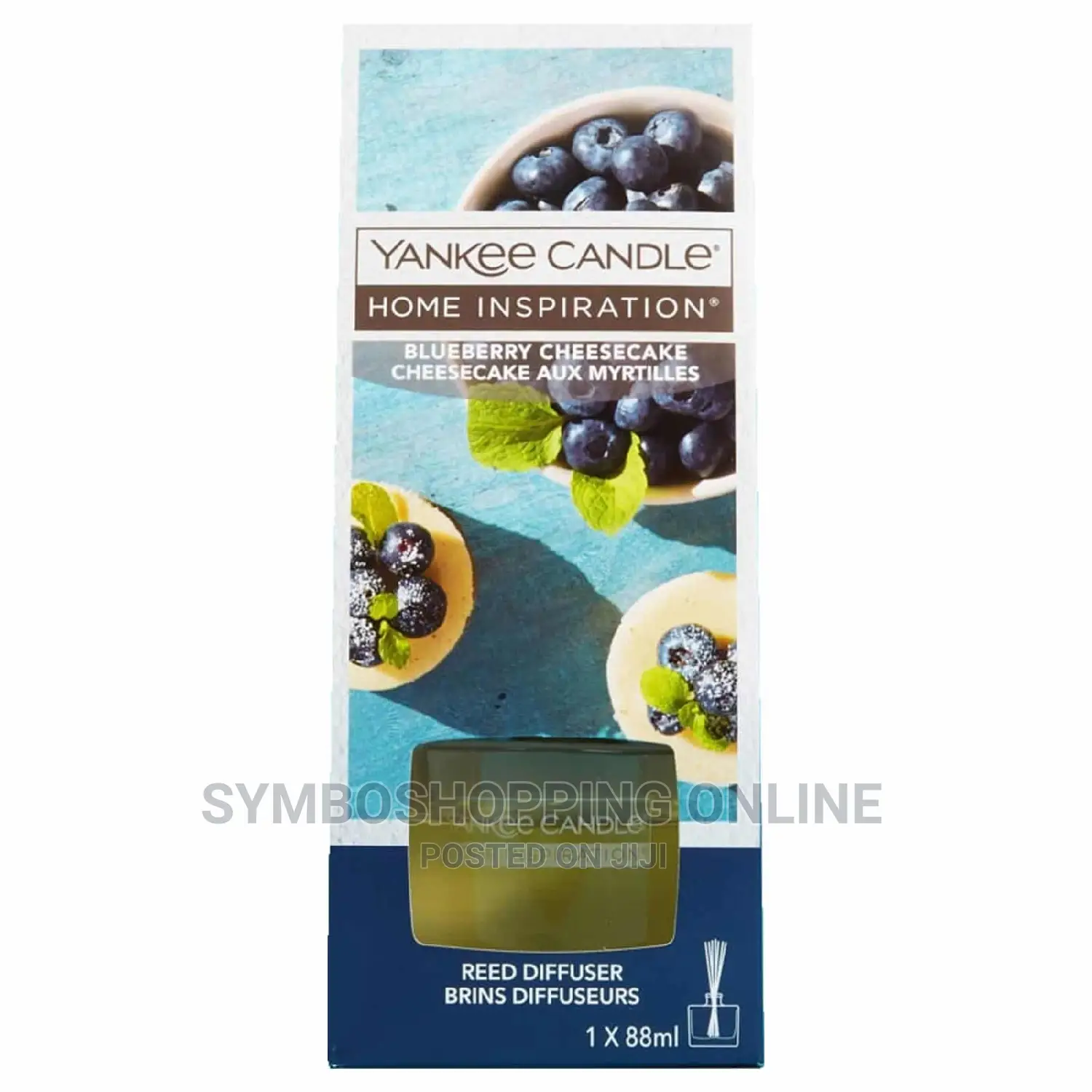 Yankee Candle Reed Diffuser Blueberry Cheesecake 88ml