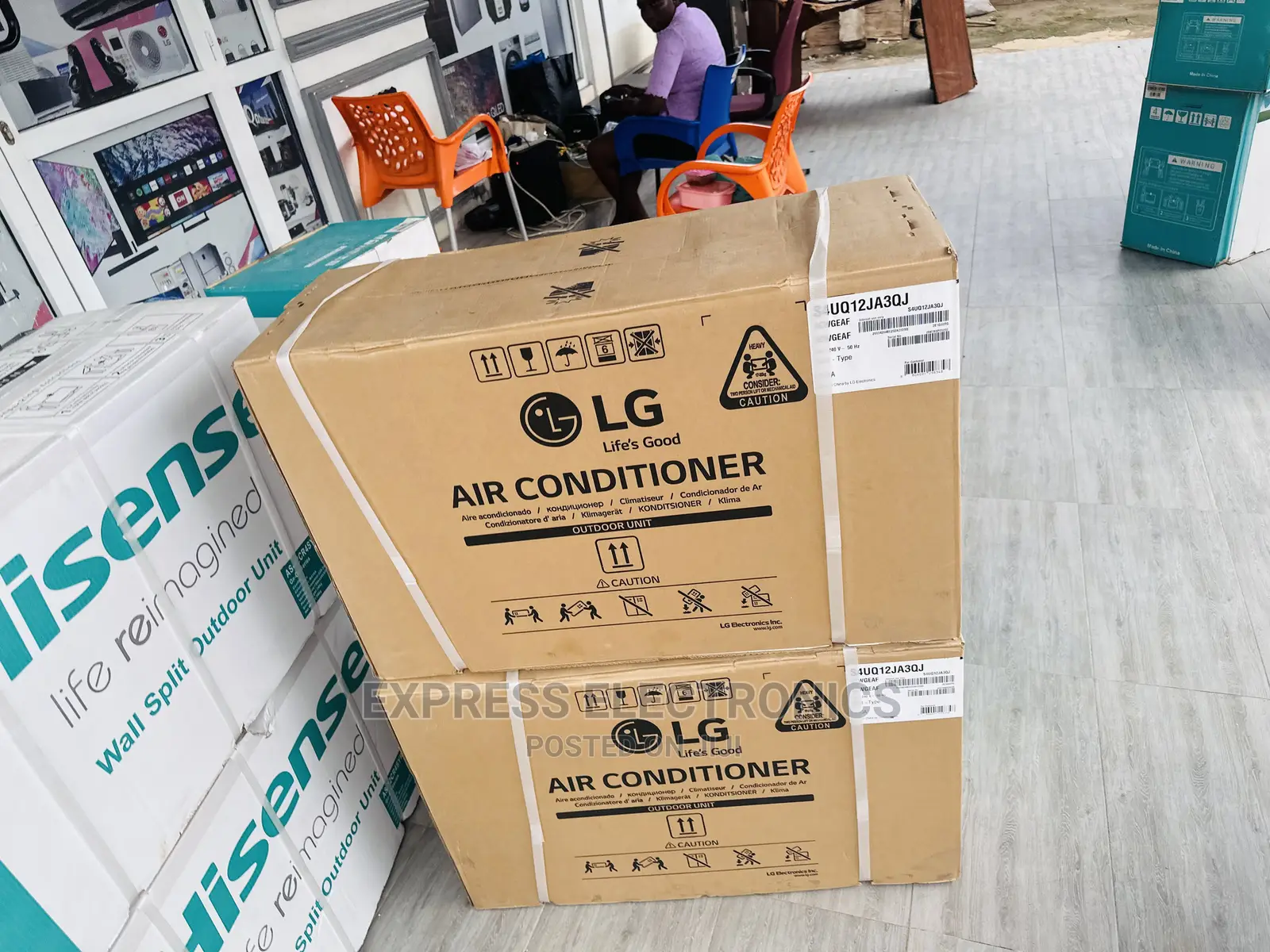 Air Circulation System LG Split Inverter Dual 1.5hp AC