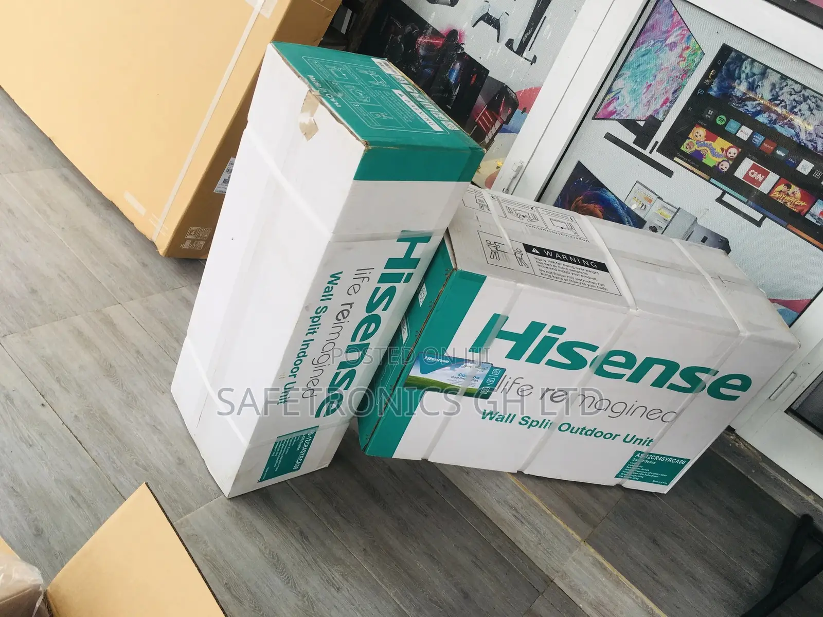 Split Airconditioner 2.5hp Hisense R410 Gas Affordable