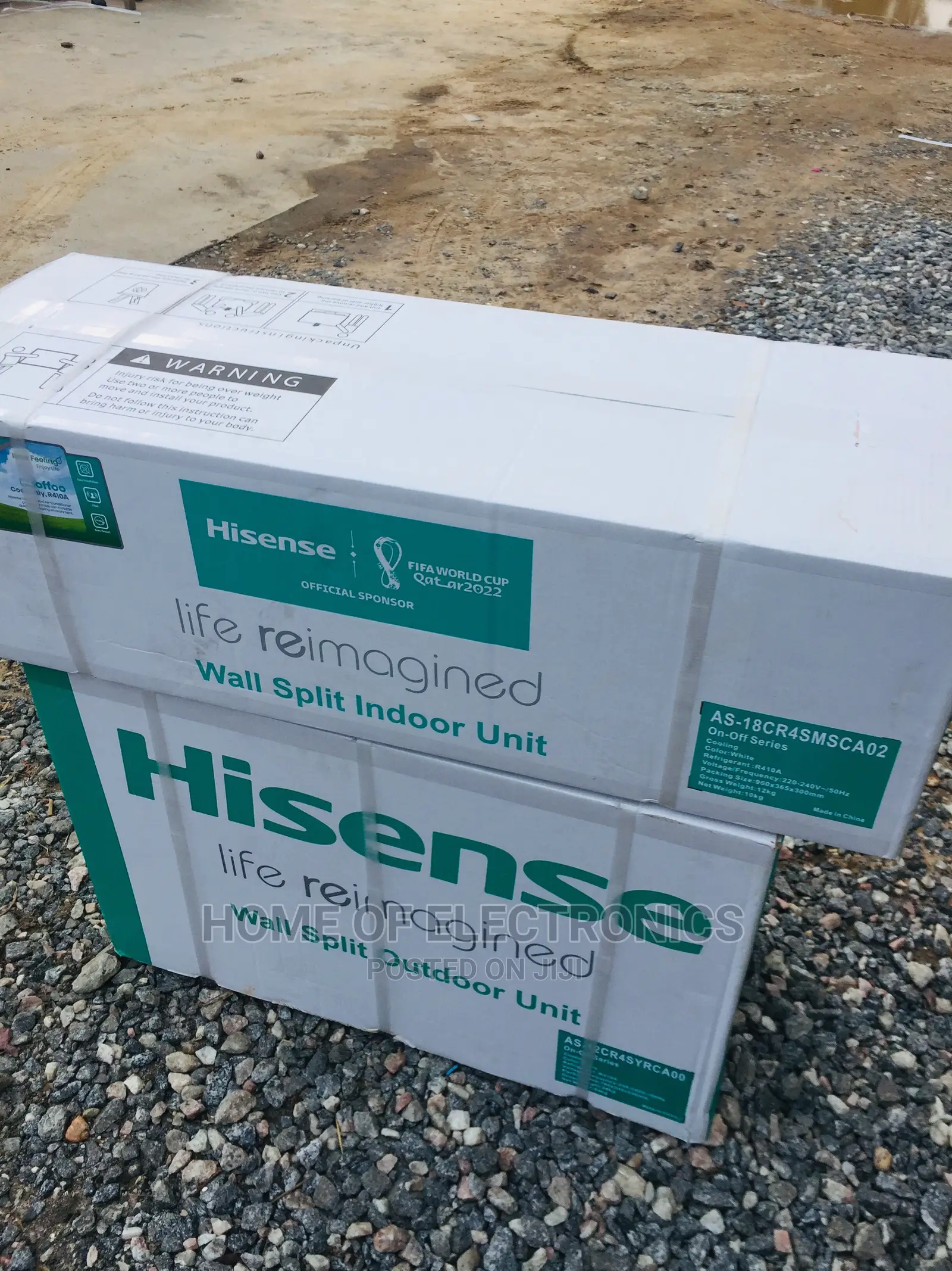 High Standard Hisense 1.5hp R410 Gas Air Condition—White