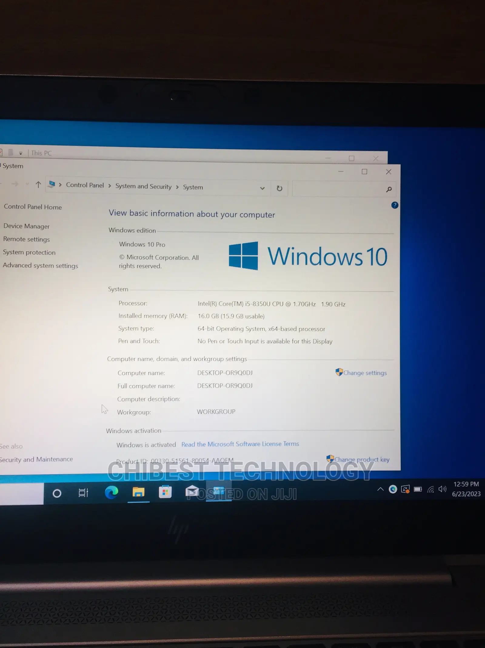 Laptop HP EliteBook 840 G5 16GB Intel Core I5 SSD 256GB