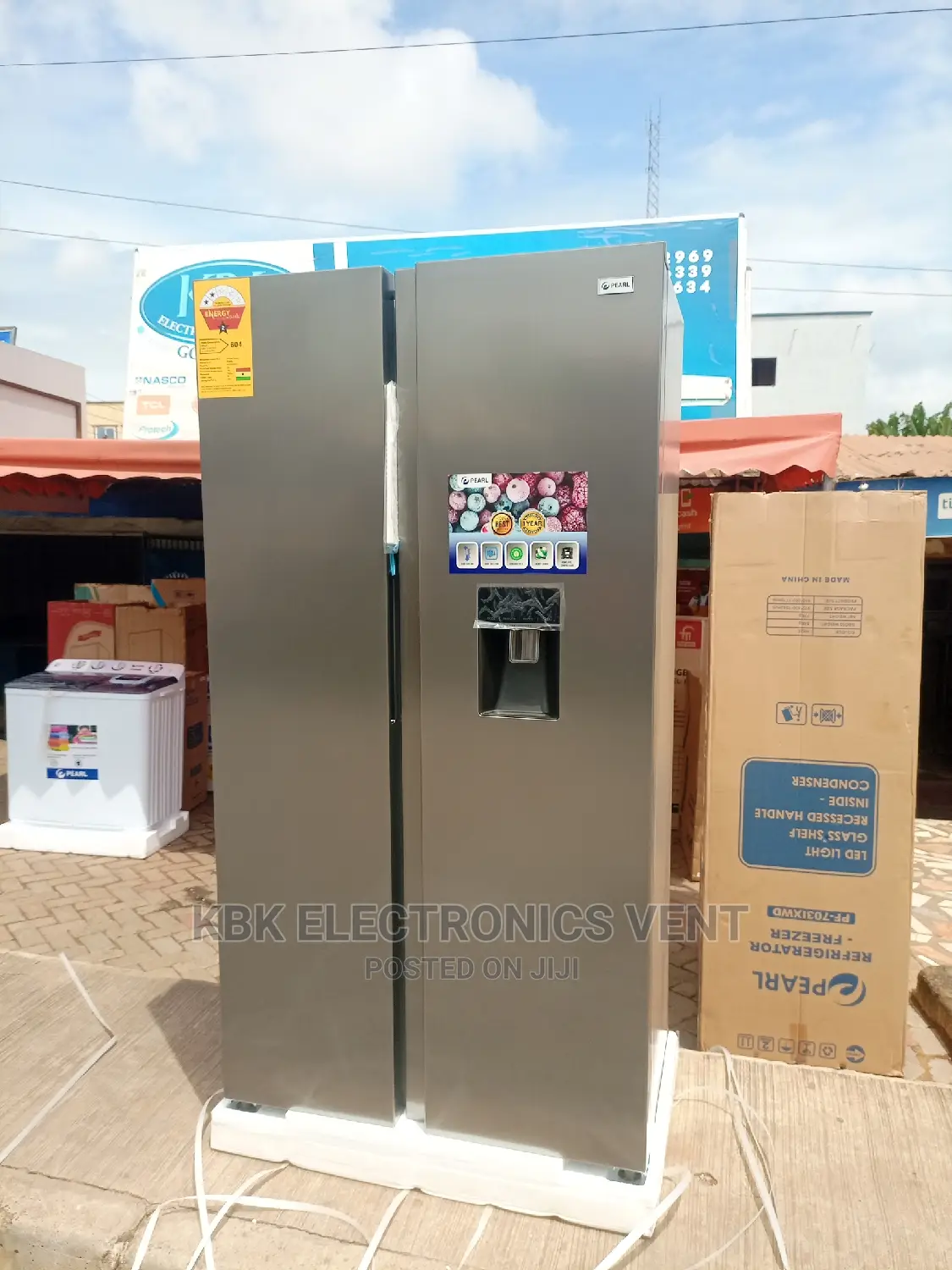 Pearl 450ltr Side/Side Refrigerator Water Dispenser