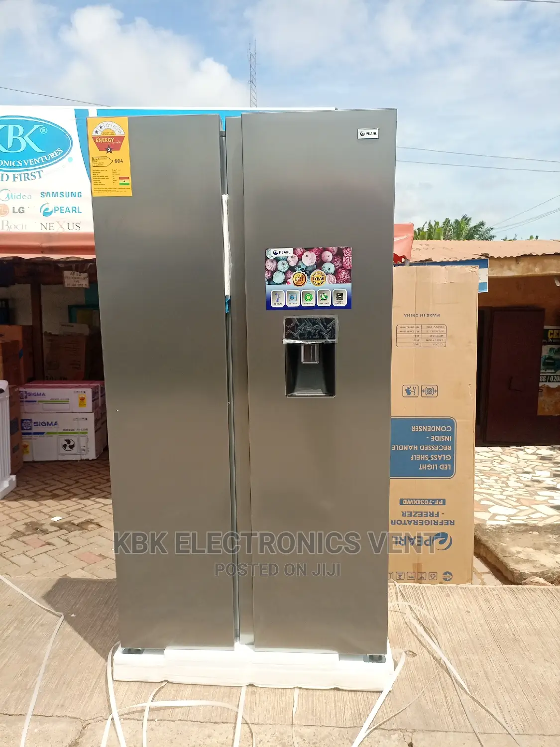 Pearl 450ltr Side/Side Refrigerator Water Dispenser