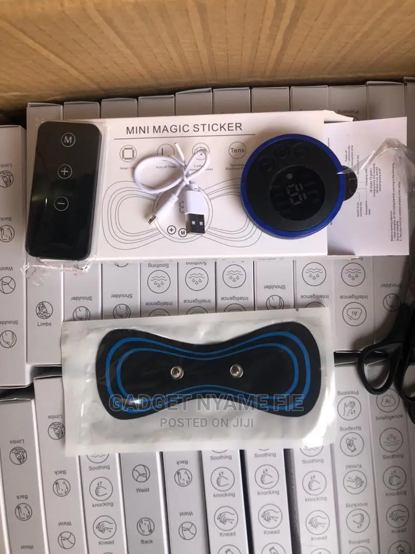 Mini Electronic Rechargeable Magic Massage Sticker W/ Remote
