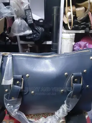 Brand New Dark Blue Leather Bag From UK