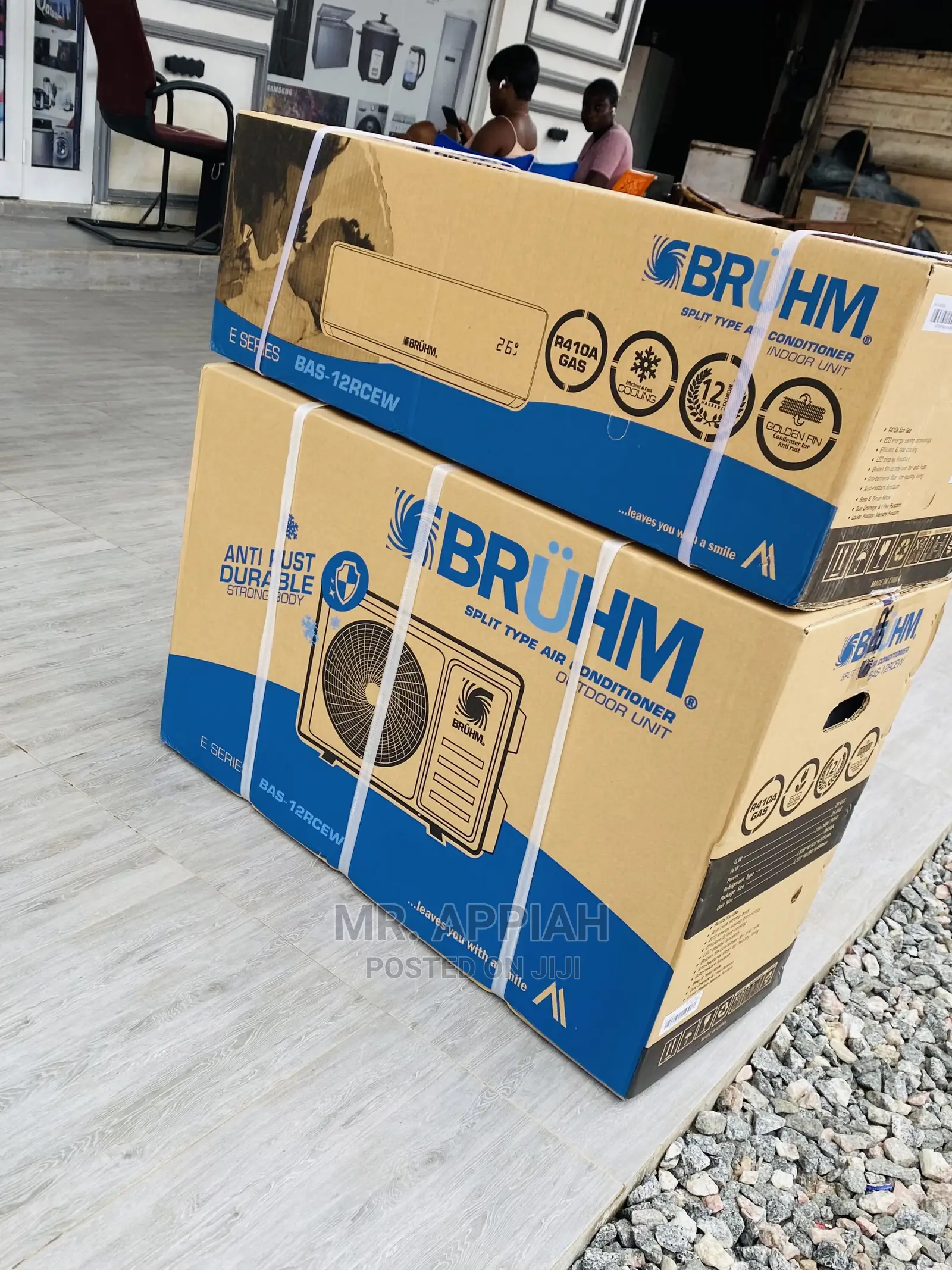 Easy Maintenance Cleaning Bruhm 1.5hp Air Conditioner;: