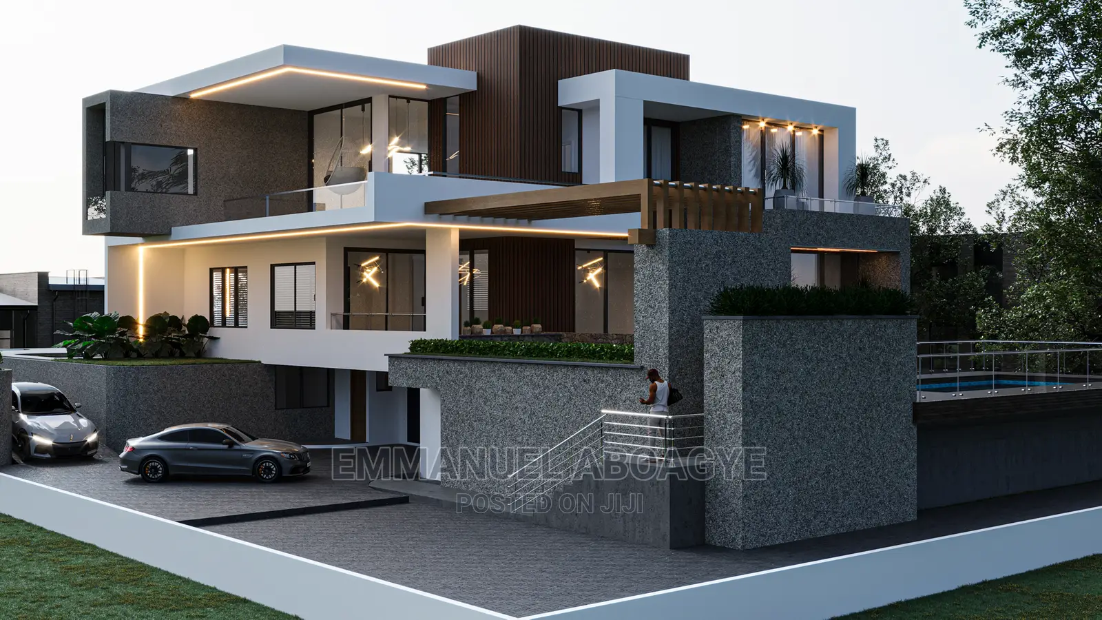2d Arch Plans, 3d Exter and Interior , 3d Walkthrough