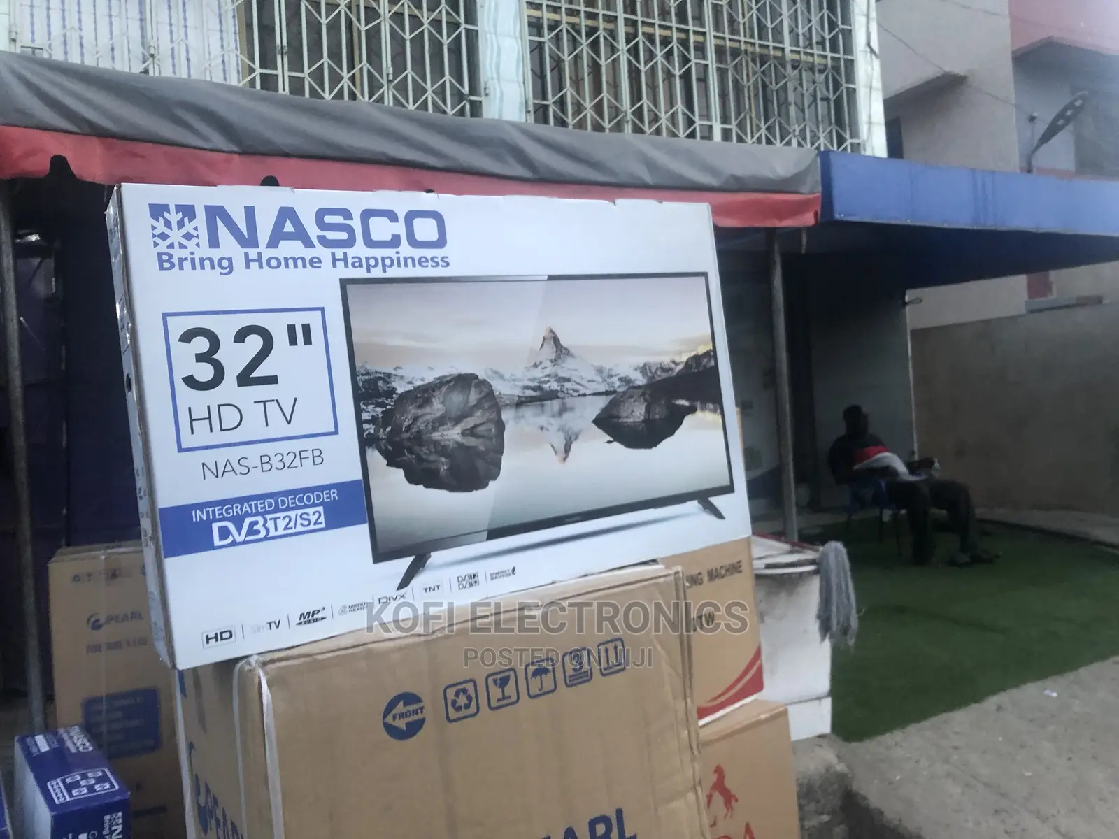 High Visual Quality Nasco 32'' NAS- B32FB Digital Satellite