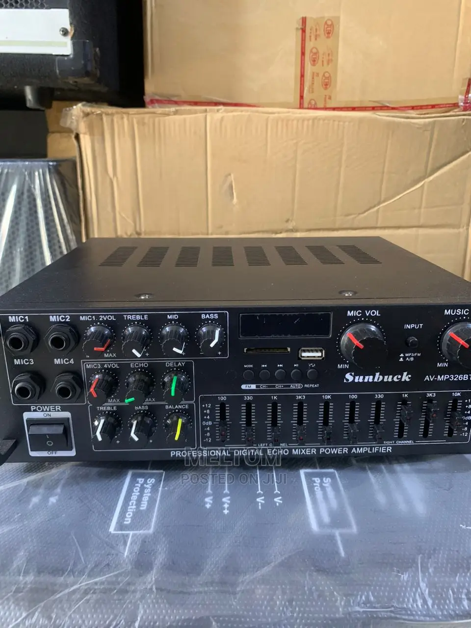 Public Address Sunbuck Digital Echo Mixer Power Amplifier