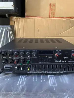 Public Address Sunbuck Digital Echo Mixer Power Amplifier