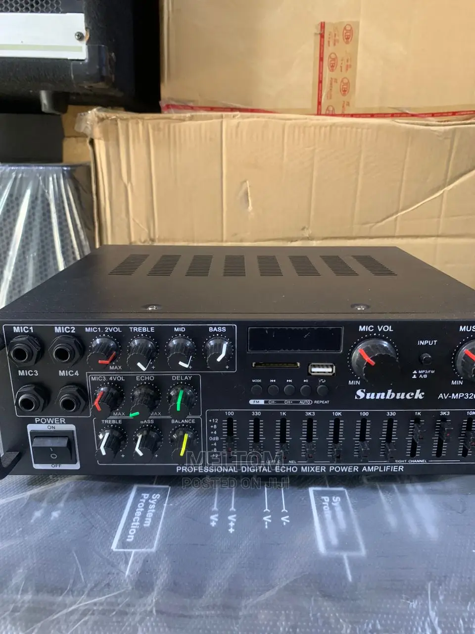 Public Address Sunbuck Digital Echo Mixer Power Amplifier