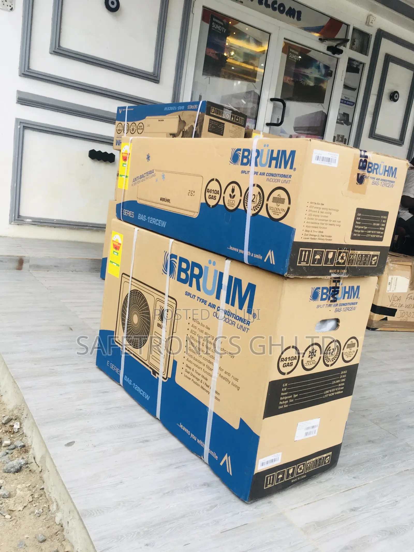 Bruhm 1.5hp Split Airconditioner Energy Saving R410