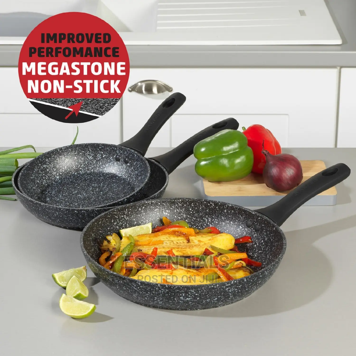 3pc Granite Coating Frying Pan