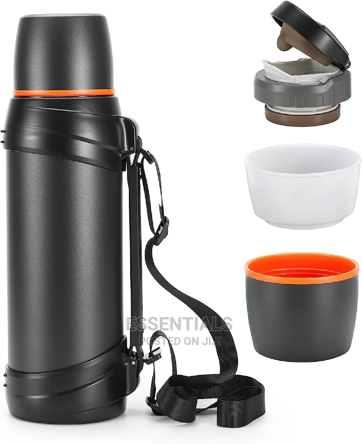 Insulated Water Jug Classic Vacuum Bottle With Plastic Cup