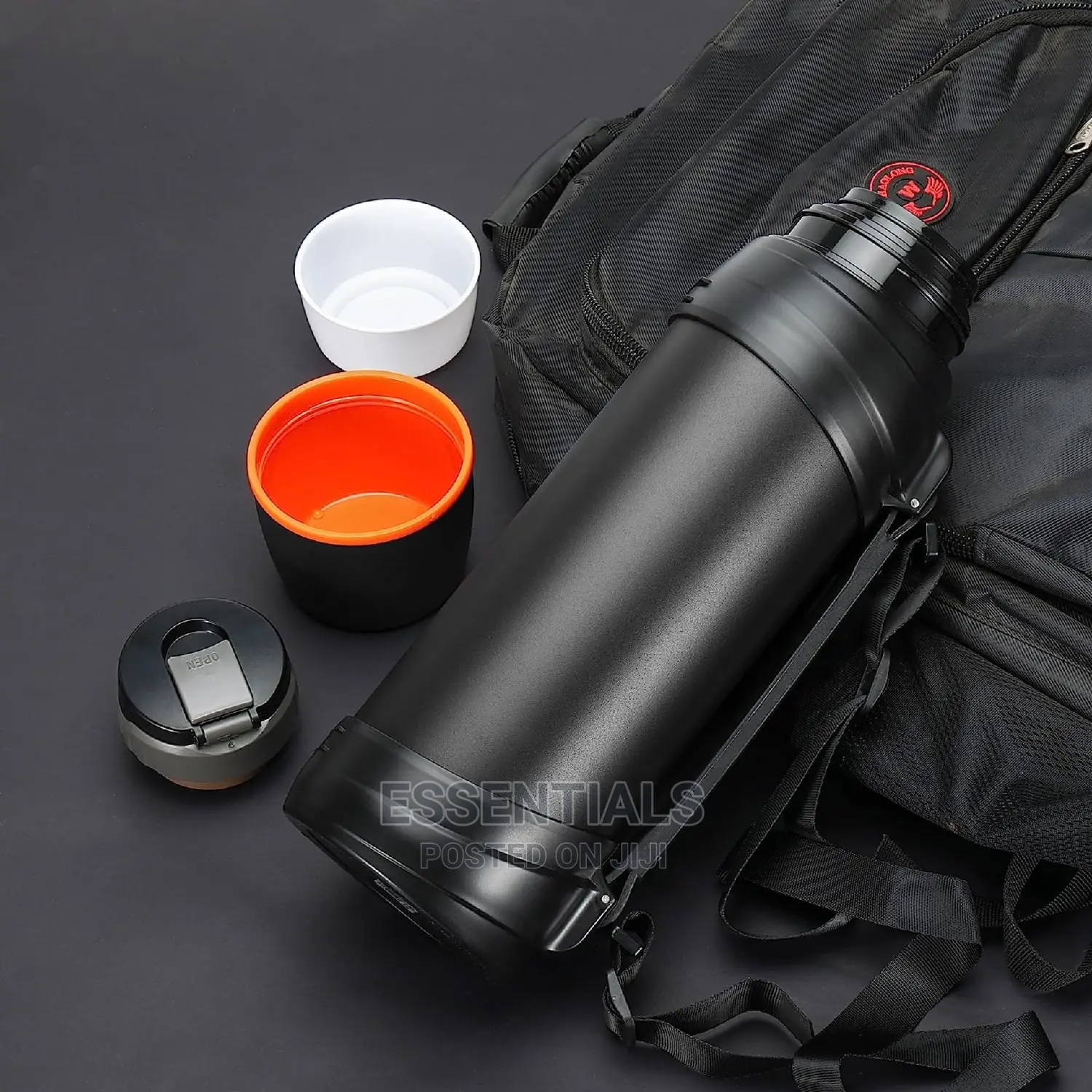 Insulated Water Jug Classic Vacuum Bottle With Plastic Cup