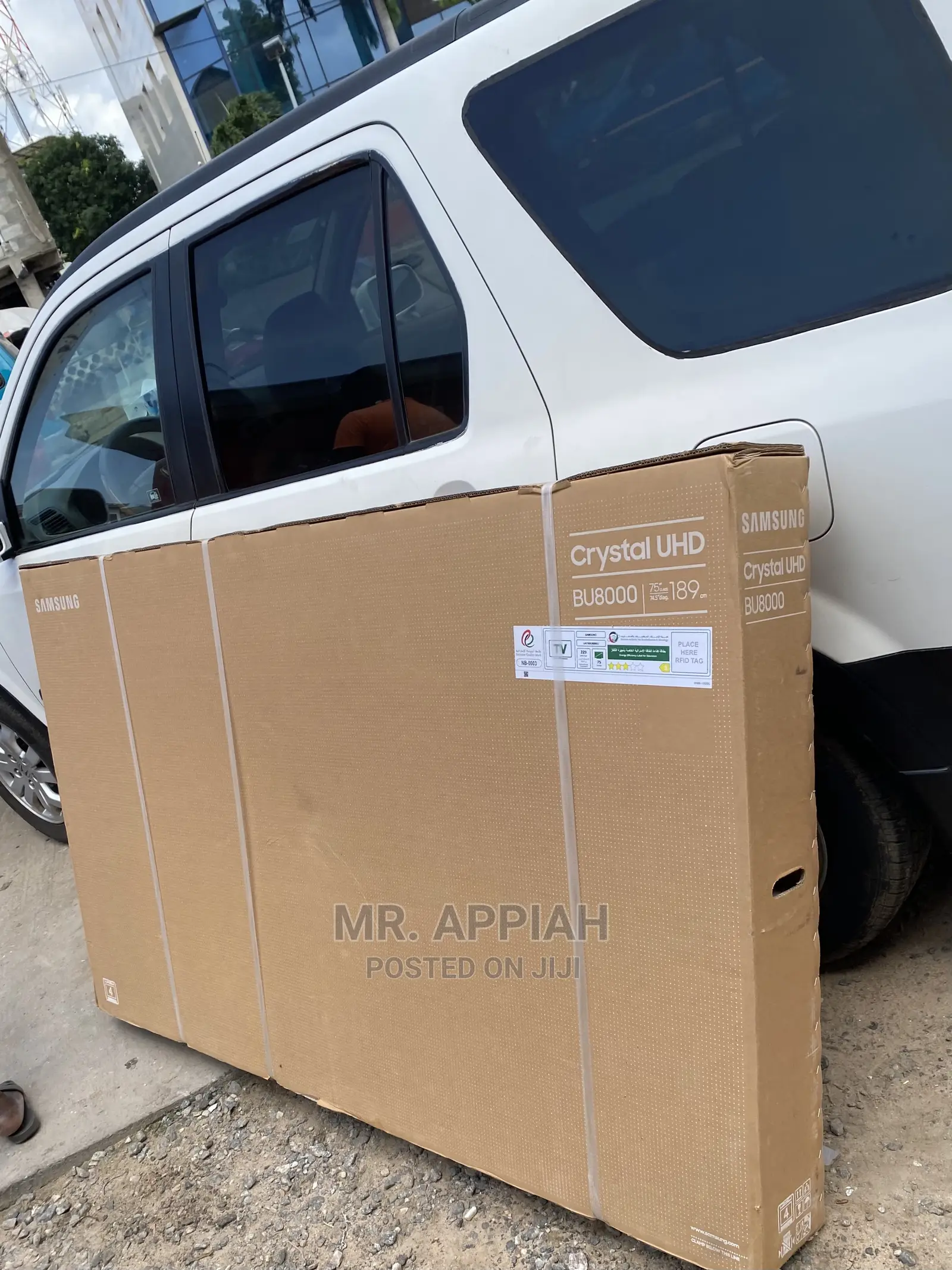 (75BU8100)Long Lasting Samsung Smart LED Tv(Black Color).