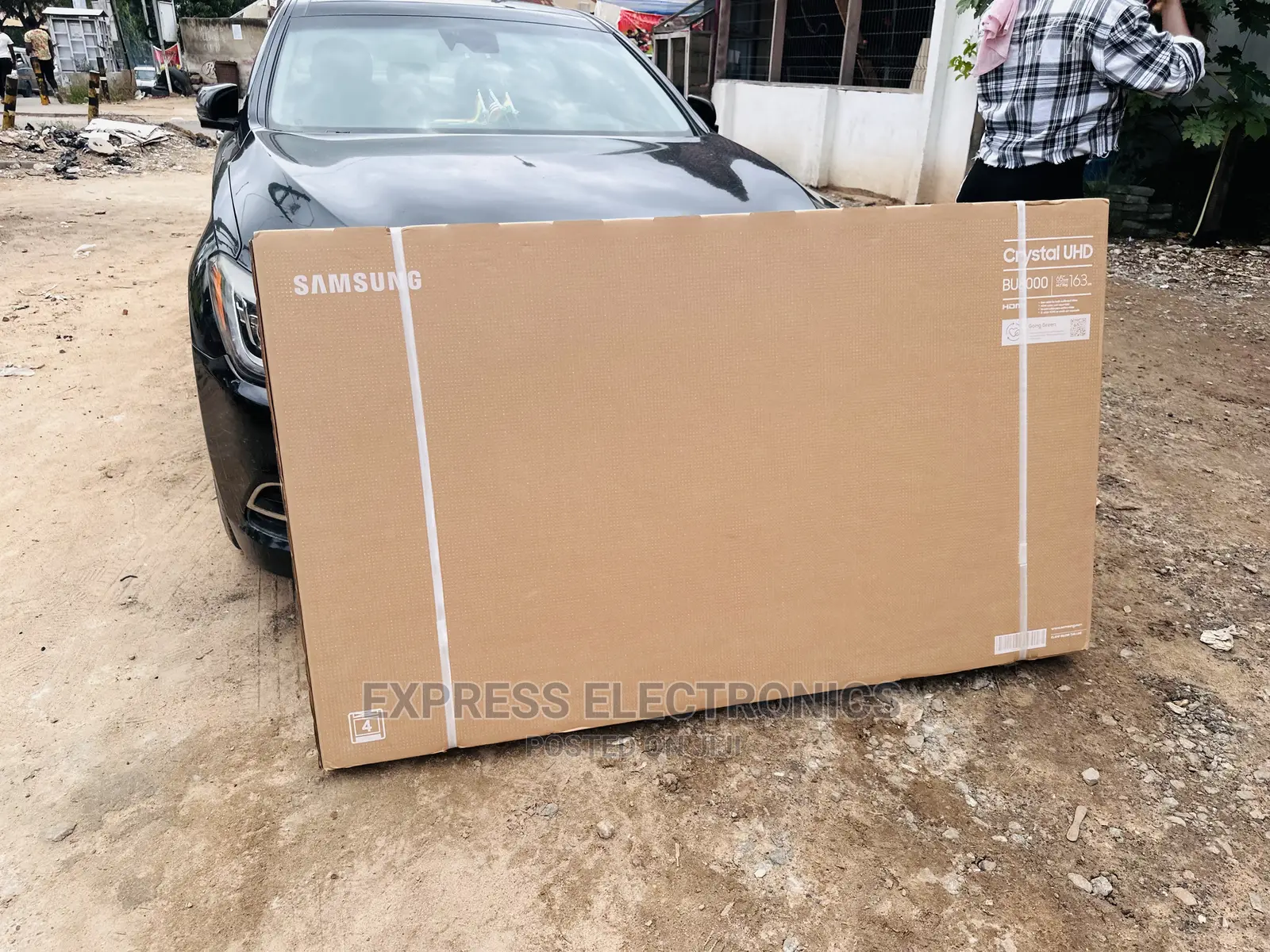 Neatly Sealed UHD Smart 75”Bu8100 Tv  Samsung