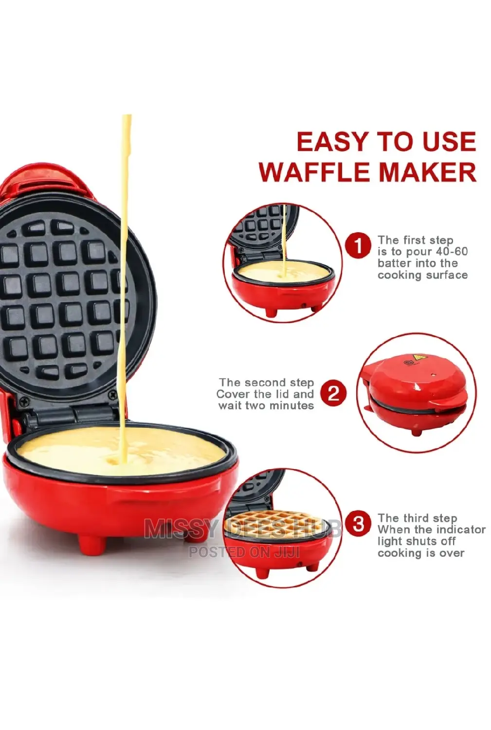 Electric Mini Waffle Maker