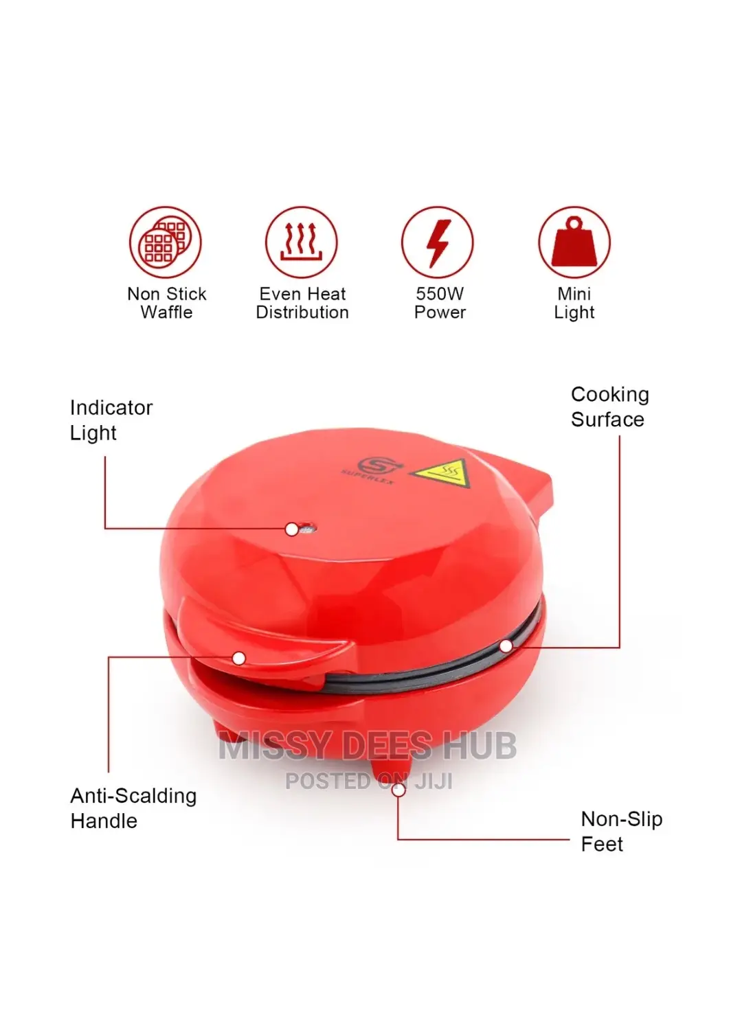 Electric Mini Waffle Maker