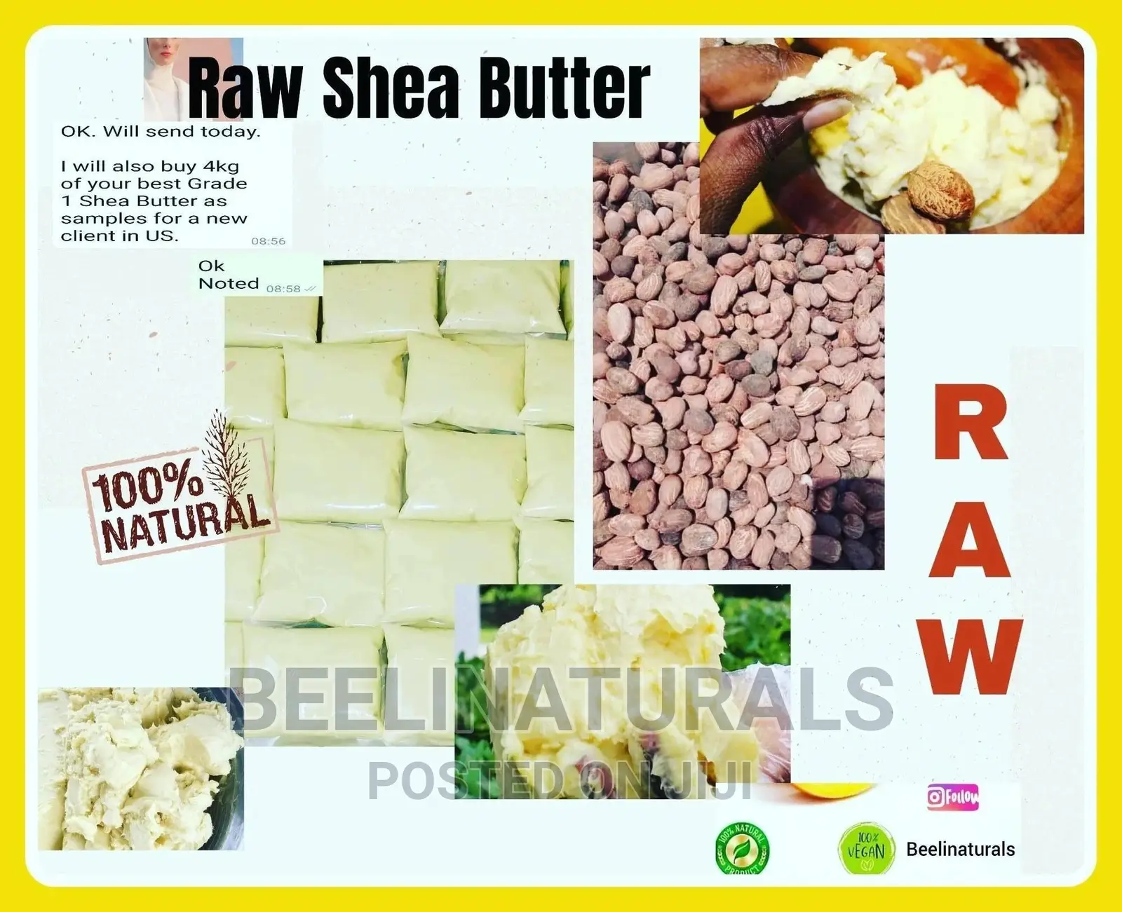 Raw Shea Butter 1kg