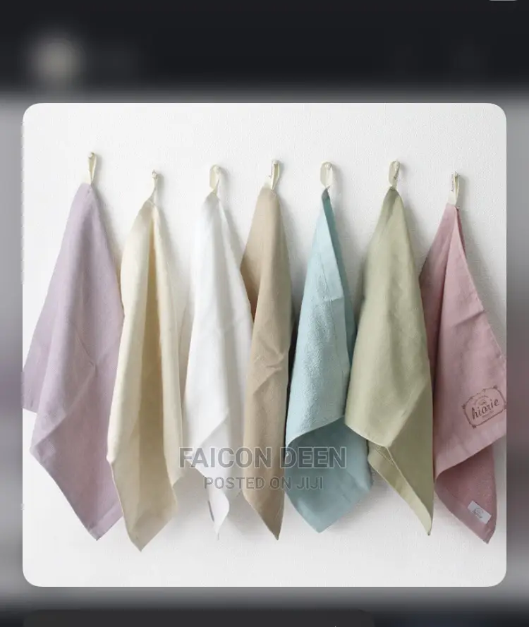 Soft , Thick Original Cotton Face Towel(12 Pieces Set)