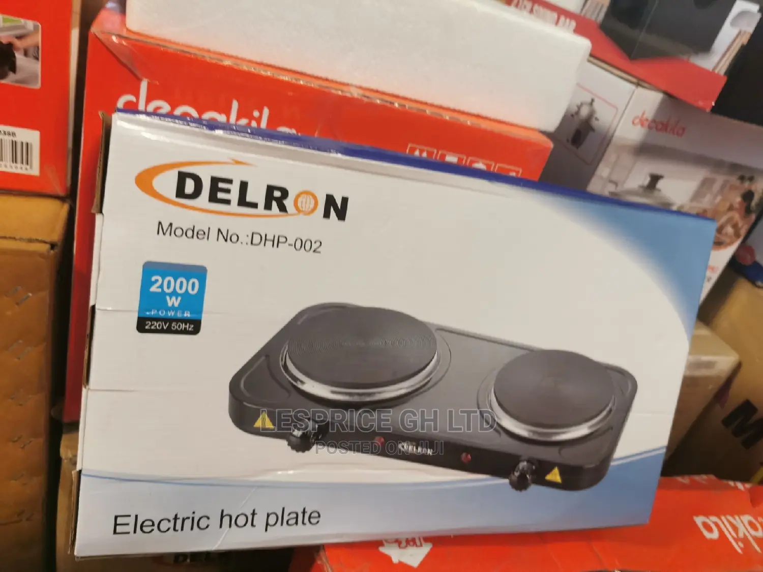 Delron DHP- 2 Burner Hot Plate – 2000W