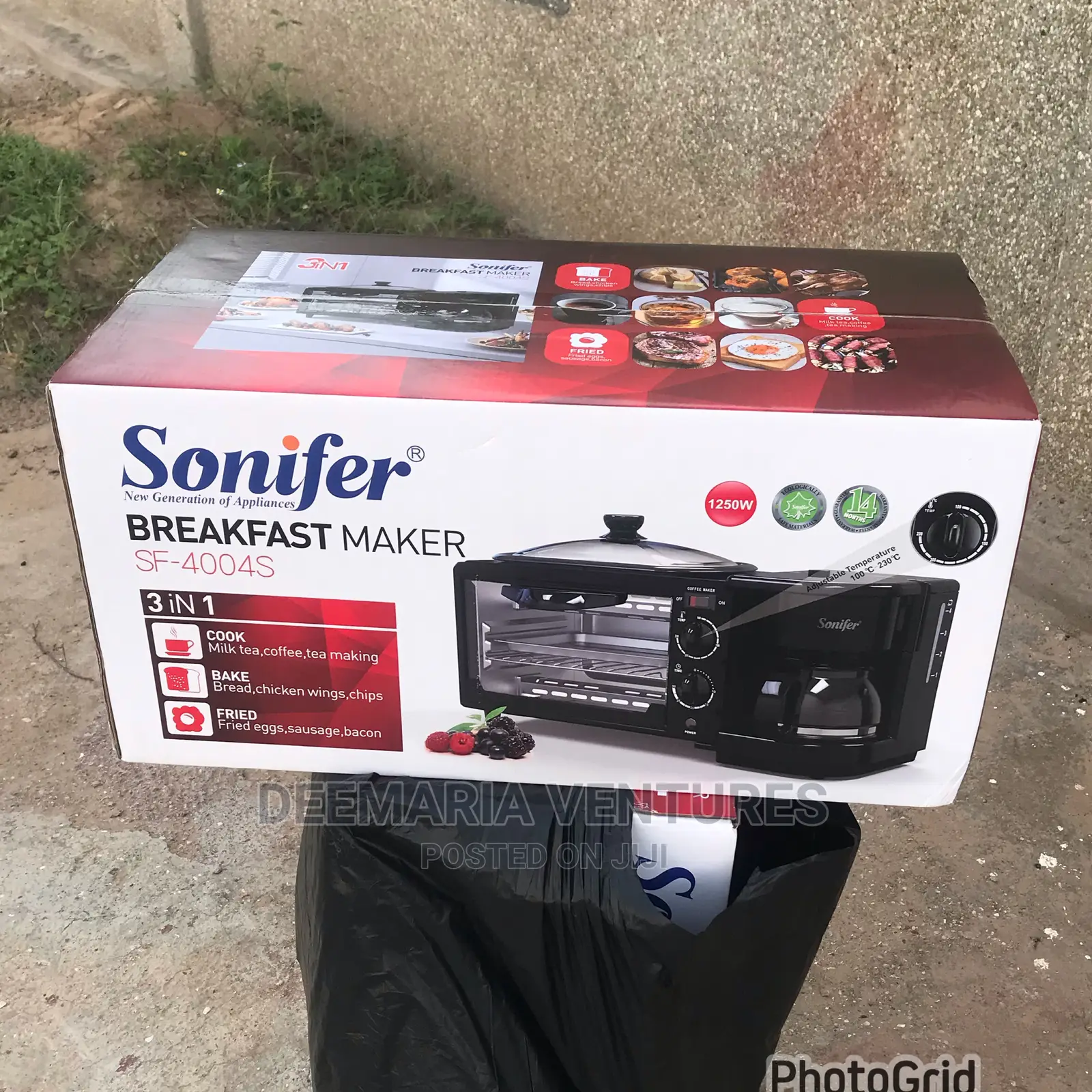 Sonifer 3 in 1 Breakfast Maker Sf-4004s