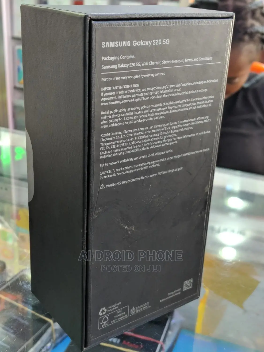 New Samsung Galaxy S20 128 GB White