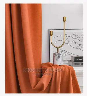 Orange Curtains