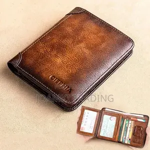 Genuine Leather Wallet for Men Rfid Vintage Multi Function