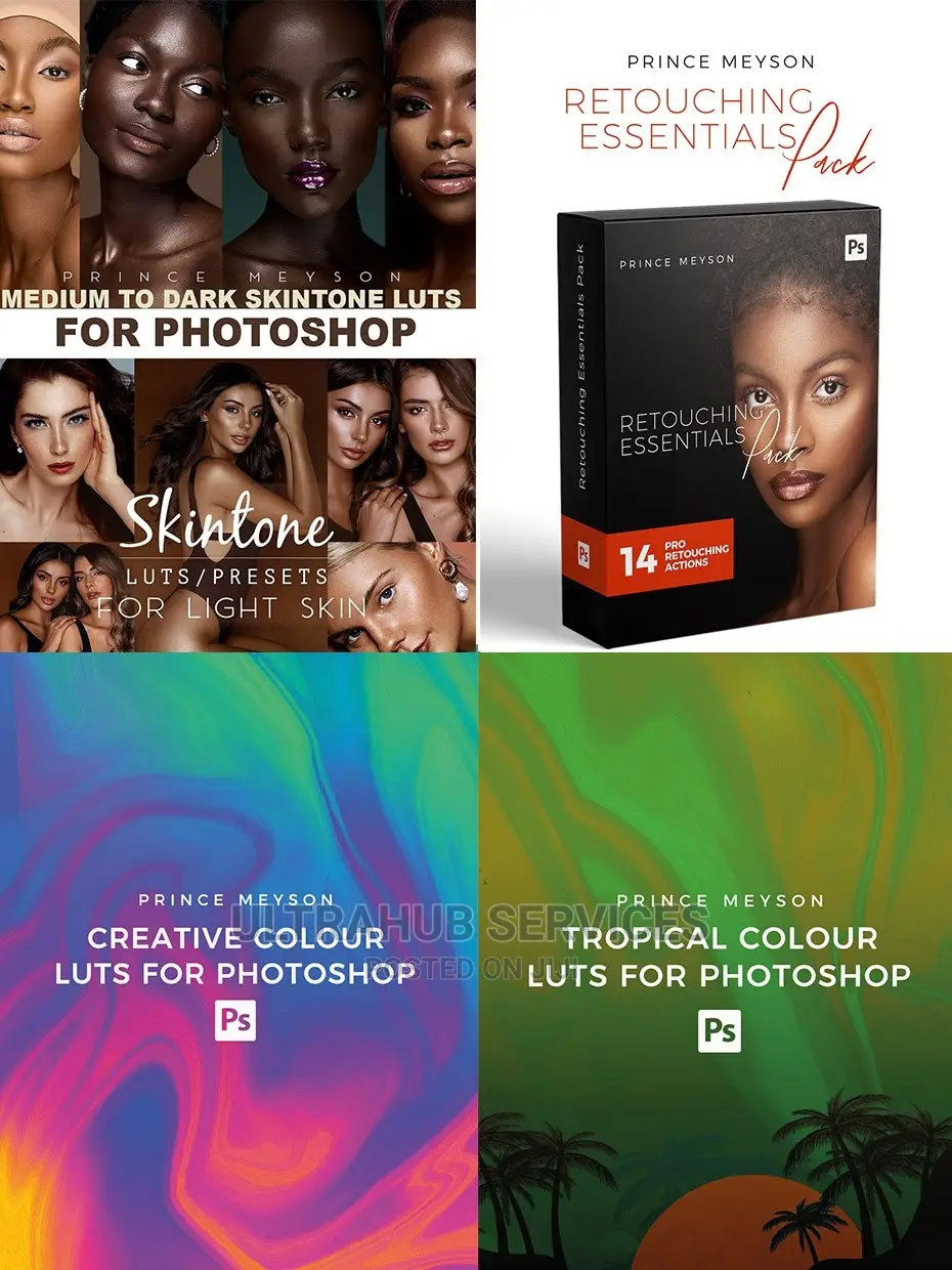 Retouching Essentials Pack for Pro Beauty Retouching.