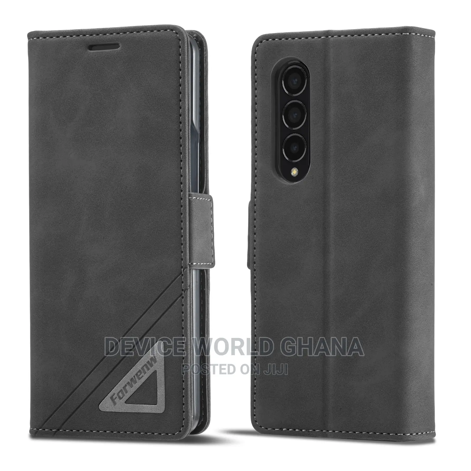 Forwenw Leather Flip Case for Samsung Z Fold 4